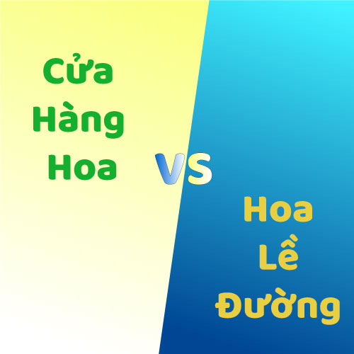 Nên mua hoa ở Shop hoa hay lề đường?